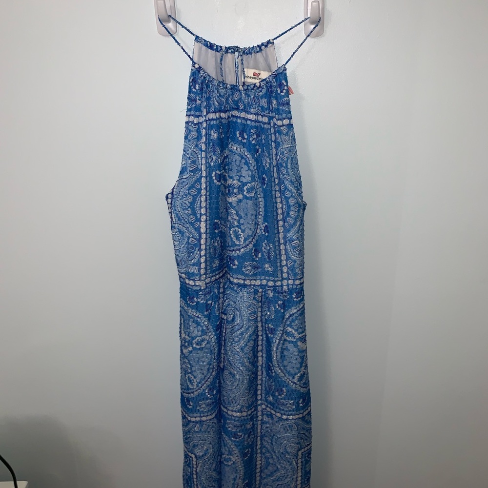 Fun blue beach dress